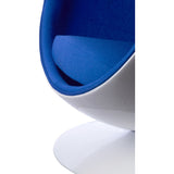 Ball Globe Chair with Cashmere Wool Upholstery