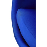 Ball Globe Chair with Cashmere Wool Upholstery