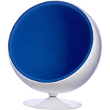 Ball Globe Chair with Cashmere Wool Upholstery