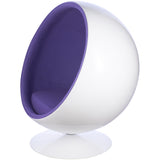 Ball Globe Chair with Cashmere Wool Upholstery