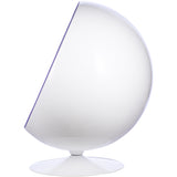 Ball Globe Chair with Cashmere Wool Upholstery