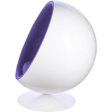 Ball Globe Chair with Cashmere Wool Upholstery