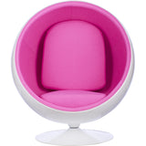 Ball Globe Chair with Cashmere Wool Upholstery