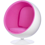 Ball Globe Chair with Cashmere Wool Upholstery