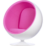 Ball Globe Chair with Cashmere Wool Upholstery