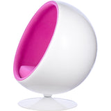 Ball Globe Chair with Cashmere Wool Upholstery