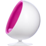 Ball Globe Chair with Cashmere Wool Upholstery