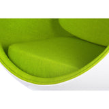 Ball Globe Chair with Cashmere Wool Upholstery