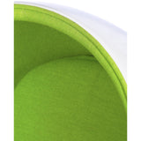 Ball Globe Chair with Cashmere Wool Upholstery
