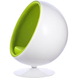 Ball Globe Chair with Cashmere Wool Upholstery