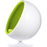 Ball Globe Chair with Cashmere Wool Upholstery