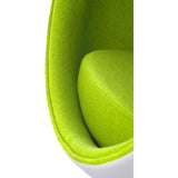Ball Globe Chair with Cashmere Wool Upholstery