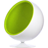 Ball Globe Chair with Cashmere Wool Upholstery