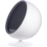 Ball Globe Chair with Cashmere Wool Upholstery