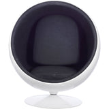 Ball Globe Chair with Cashmere Wool Upholstery