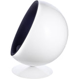 Ball Globe Chair with Cashmere Wool Upholstery