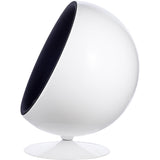 Ball Globe Chair with Cashmere Wool Upholstery