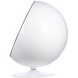 Ball Globe Chair with Cashmere Wool Upholstery