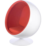 Ball Globe Chair with Cashmere Wool Upholstery
