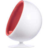 Ball Globe Chair with Cashmere Wool Upholstery