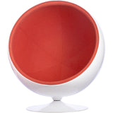Ball Globe Chair with Cashmere Wool Upholstery