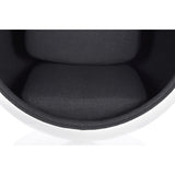 Ball Globe Chair with Cashmere Wool Upholstery