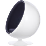 Ball Globe Chair with Cashmere Wool Upholstery