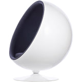 Ball Globe Chair with Cashmere Wool Upholstery