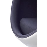 Ball Globe Chair with Cashmere Wool Upholstery