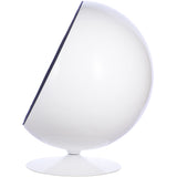 Ball Globe Chair with Cashmere Wool Upholstery