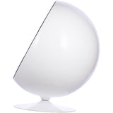 Ball Globe Chair with Cashmere Wool Upholstery