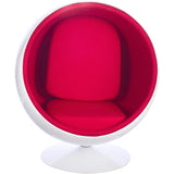 Ball Globe Chair with Cashmere Wool Upholstery