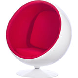 Ball Globe Chair with Cashmere Wool Upholstery