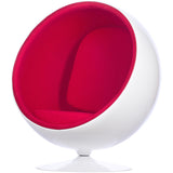 Ball Globe Chair with Cashmere Wool Upholstery