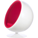 Ball Globe Chair with Cashmere Wool Upholstery