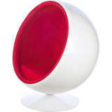Ball Globe Chair with Cashmere Wool Upholstery