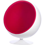 Ball Globe Chair with Cashmere Wool Upholstery
