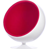 Ball Globe Chair with Cashmere Wool Upholstery