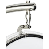 Bubble Chair and Stand in Stainless Steel