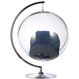 Bubble Chair and Stand in Stainless Steel