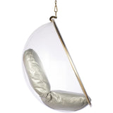 Hanging Bubble Chair In Gold Finish