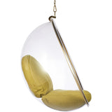 Hanging Bubble Chair In Gold Finish