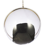 Hanging Bubble Chair In Gold Finish