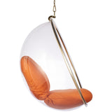 Hanging Bubble Chair In Gold Finish