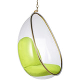 Hanging Egg Bubble Chair In Gold Finish