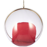 Hanging Bubble Chair In Gold Finish