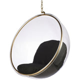 Hanging Bubble Chair In Gold Finish