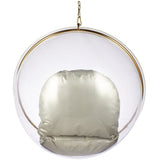 Hanging Bubble Chair In Gold Finish