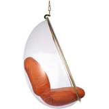 Hanging Egg Bubble Chair In Gold Finish