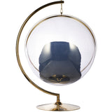 Bubble Chair and Stand in Gold Finish